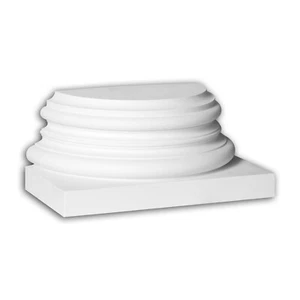 Profhome 447301 Media columna Base Estuco de fachada Columna Elemento de fachada - Imagen 1 de 3