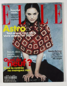 Natalie Portman Star Wars Vtg Patchwork FRENCH ELLE FASHION MAGAZINE AUGUST 1999 - Picture 1 of 1
