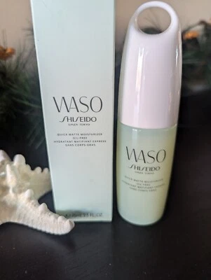 WASO Shiseido Quick Matte Moisturizer Oil Free 2.5 oz 75 ml NIB Sealed - Image 1 of 4