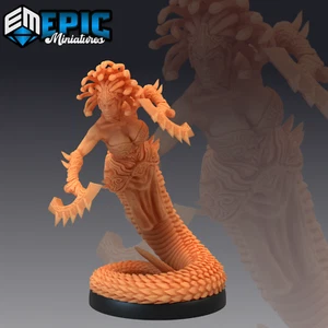 6K Resin 32mm Epic Gorgon Sisters Stheno Attacking (Medium) for D&D, Role-Play - Picture 1 of 2