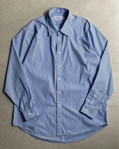 WILLY CHAVARRIA Stripe Shirt Long Sleeve Size 38 Blue - Picture 1 of 6