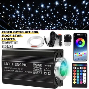 500pcs Home Car Headliner Star Light kit Roof Twinkle Ceiling Light Fiber Optic - Bild 1 von 24