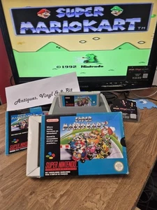 Super Mario Kart - Super Nintendo SNES PAL - Boxed, Tested and Complete - 1 Seal - Picture 1 of 11