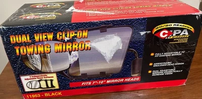 Espejo de remolque con clip de doble vista Cipa 11953 Foto 1 de 4