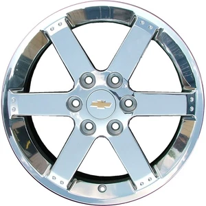 Metallic Polished 6 Spoke 17 x 7 Refurbished Wheel - Picture 1 of 1