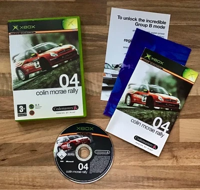 COLIN MCRAE RALLY 04 - ORIGINAL MICROSOFT XBOX GAME DISC & ORIGINAL CASE PEGI 3+ - Image 1 of 4