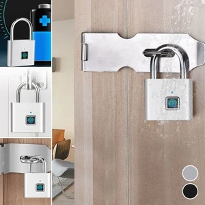 Anti-Theft Smart Fingerprint Padlock Portable Digital Lock - Zdjęcie 1 z 9