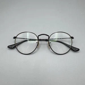 Ray Ban RB3447V 2503 Schwarz Metall Rund Brille 47-21 140 NUR GESTELL - Bild 1 von 10