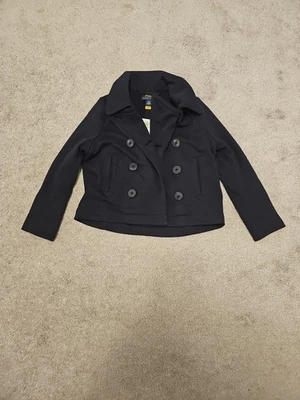 Polo Ralph Lauren Girls French Terry Peacoat Navy Size 5 NWT  - Image 1 of 4