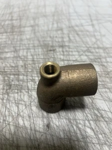 Gomito sfiato scarico 90 gradi ottone 3/4" e ramo coppa saldante - Foto 1 di 4