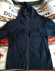 CHAMPION ELITE HOODIE NEU MIT ETIKETT GRÖSSE M SCHWARZ DURCHGEHENDER REISSVERSCHLUSS TASCHEN GERIPPTE EINSÄTZE GROSSE KAPUZE - Bild 1 von 5