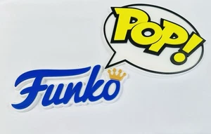 Deko Funko Pop Logo Schild Display Mancave zweifarbig - Bild 1 von 10