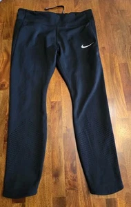 Womens Nike Power Epic Lux Black Running Compression Training Tights XLarge - Picture 1 of 8