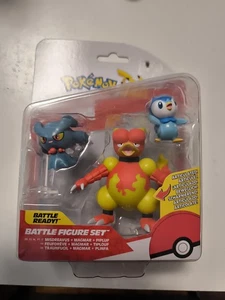 Pokémon Piplup, Misdreavus & Magmar Battle Figure Set - 3 Figuren Neu Ungeöffnet - Bild 1 von 2
