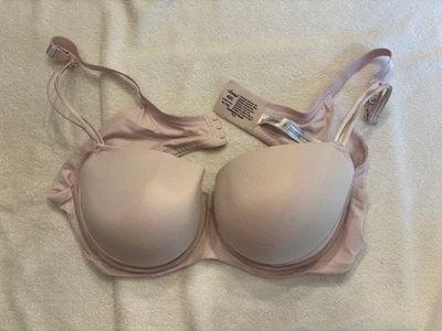 (NUEVO SIN ETIQUETAS) Sujetador Soma Eggshell para mujer push-up enfriamiento balconette talla 42C Foto 1 de 2