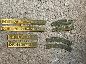 O GAUGE NAME PLATES - Picture 1 of 5