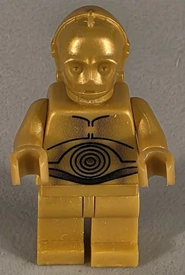 LEGO Star Wars Original C-3PO Protocolo Droide Minifigura Perla Oro sw0161 10144 Foto 1 de 4