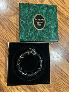 Vintage 1985 Christian Dior “Poison” Refillable Perfume Bracelet *Empty* - Picture 1 of 8