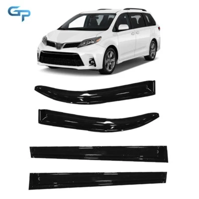 Window Visor For Toyota SIENNA 2011-2019 Sun Guard Rain Deflector Vent Shade - Изображение 1 из 4
