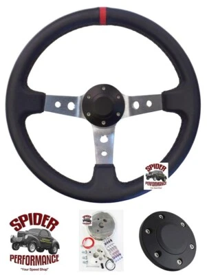 1982-1994 S-10 Blazer S-10 Pickup Cuero Volante 14" Track Star Foto 1 de 4