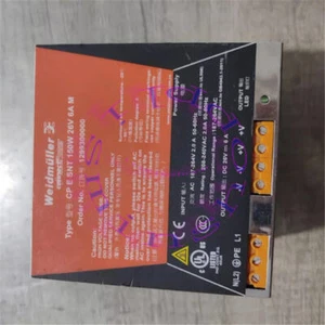 Used 1PC Weidmuller CP E SNT 150W 26V 6A M 1299300000 Switching Power Supply - Afbeelding 1 van 1