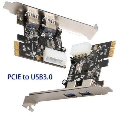 PCI-E Sata Adapter PCIe to usb3.0 Expansion card PCI-E Riser Card dock station - Image 1 of 4