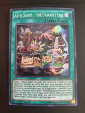 Yugioh Abyss Script - Fire Dragon’s Lair DESO-EN025  1st Edition