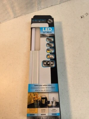 Lighting LED Light 12” Wall Fixture Jasco Enbrighten Wi-Fi 3 White Color Options - Image 1 of 4