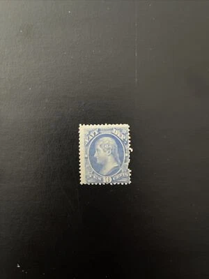 US Scott #O40 Mint Hinged Navy Dept. Jefferson 2 small pin holes...Cat $210 - Image 1 of 2