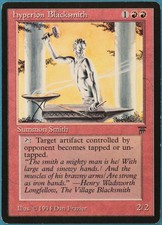 Hyperion Blacksmith Legends NM Red Uncommon MAGIC MTG CARD (ID# 236634) ABUGames