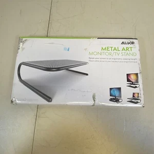 Allsop Metal Art TV/Monitor Ständer 18,5x12,25x5,25 schwarz 30336 unterstützt bis zu 30lb - Bild 1 von 15