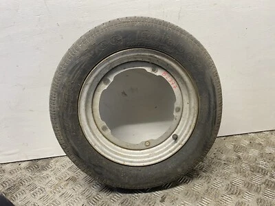 1 CERCHI IN FERRO PIAGGIO APE CAR - POKER 4 Ruote 4.00Bx12H 0601 ORIGINALE B2377 - Immagine 1 di 4