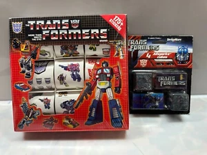 Transformers Stickers Gift box-Hasbro New Sealed-2004-Retro-All Spark Cubes MIB - Picture 1 of 7