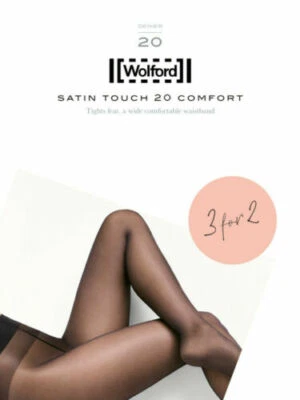 Wolford Satin Touch 20 Comfort Tights 3 for 2, Multipack