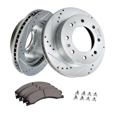 Front Brake Rotor+Pads for 11-19 Chevrolet Silverado/GMC Sierra 2500HD 3500HD - Image 1 of 4