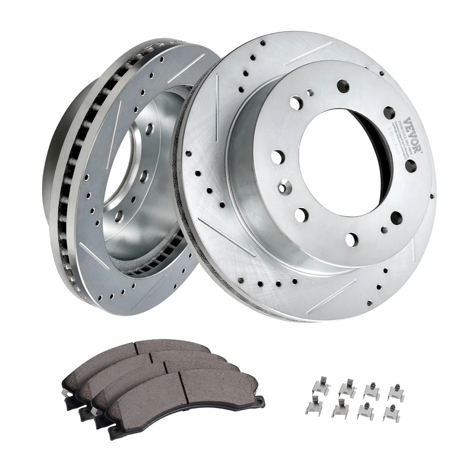 Front Brake Rotor+Pads for 11-19 Chevrolet Silverado/GMC Sierra 2500HD 3500HD Foto 1 de 4