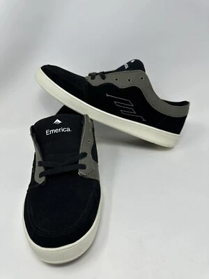 Emerica Quentin Black Green Gum Skateboarding Low Top Shoes Mens Size 11.5 - Image 1 of 4