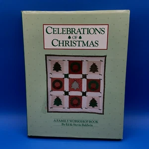 Craft BOOK vtg CELEBRATIONS OF CHRISTMAS projects patterns Woodworking Sewing - Picture 1 of 19