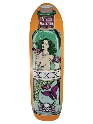 Melcher Mermaid Pro Deck - Death Skateboards POOL Shape 9 " free shipping