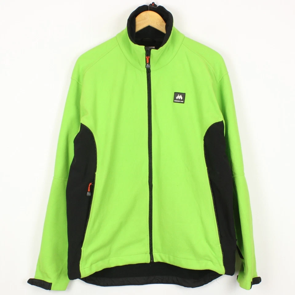 Chaqueta para hombre MISSING LINK Wind Stopper talla XL verde poliéster cremallera completa s7203 Foto 1 de 4