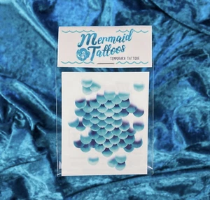Mermaid Scale Temporary Tattoo - New - Picture 1 of 2