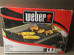 Weber 7638 Porcelain-Enameled Cast Iron Cooking Grates 2 Pieces NEW in Box!