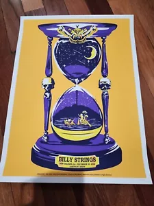 Billy Strings New Orleans December 30, 2022 Poster Nick Van Berkum Art - Picture 1 of 2