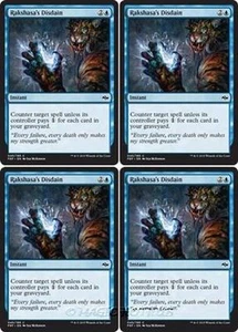 MTG - 4x RAKSHASA'S DISDAIN - Fate Reforged (C) - Picture 1 of 1
