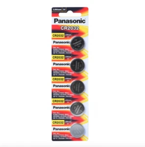 5pcs PANASONIC original brand new battery CR2032 3v button cell coin batteries - Picture 1 of 2
