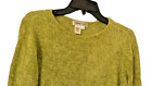 Coldwater Creek Green Long Sleeve Womens Sweater Size Sz M Medium