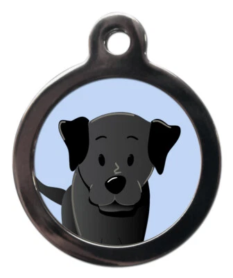 Pet ID tag BREED TAG BLACK LABRADOR  tag  2 sizes  - Image 1 of 2