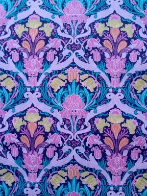 ORGANIC TULIP FLOURISH Liberty of London Tana Lawn cotton approx 44 x 30 cm - Image 1 of 3