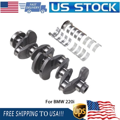 Cigüeñal con juego de cojinetes principales y de varilla para BMW 220i 320i N20 X1 X3 X5 Z4 2,0 L Foto 1 de 4