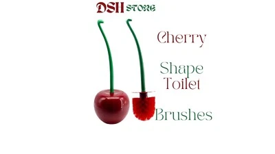 Cherry Toilet Brush and Holder, Cherry Toilet Brush Set - Image 1 of 4
